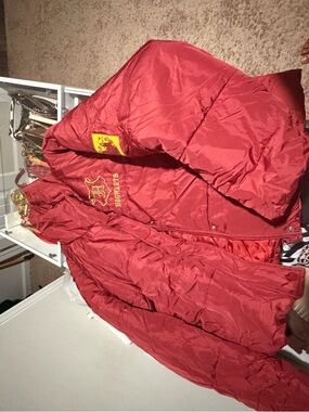 Red Women's Puffer Jacket